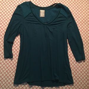 Anthro top w/ shoulder detail